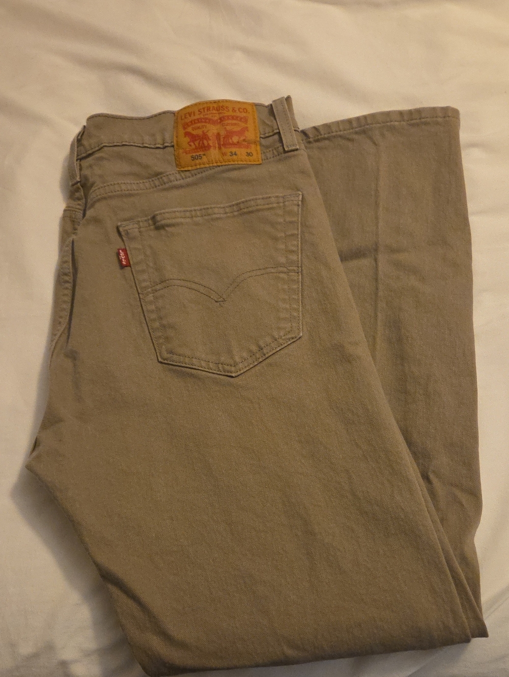 Levi's Men's Straight Jeans in Light Brown